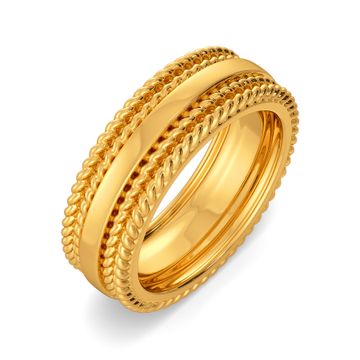 Classic Zest Gold Rings