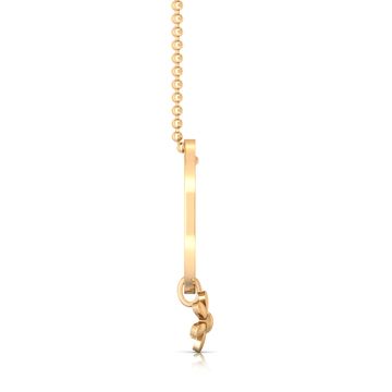 Opposites attract Gold Pendants