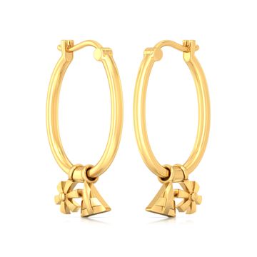 Multifaceted Gold Earrings