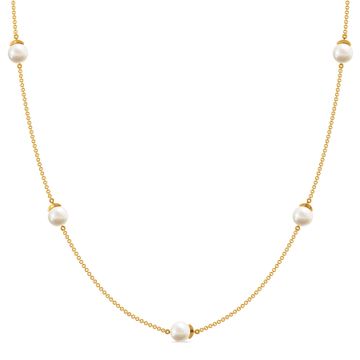 Dangle Dot Gemstone Necklaces