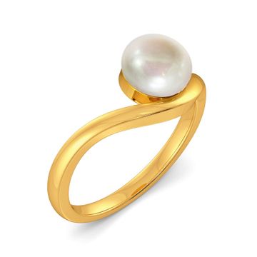 Dot the Pearl Gemstone Rings