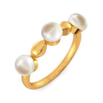 Playful Pearls Gemstone Rings