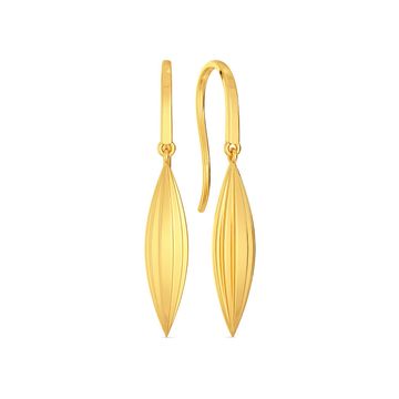 Frill Thrill Gold Earrings