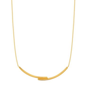 The Lone Tuck Gold Necklaces
