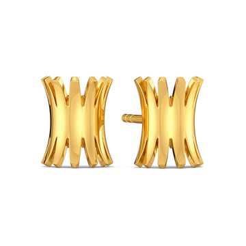 Bridge Ridge Gold Earrings