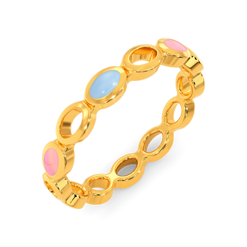 Dreamy Palette Gold Rings