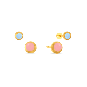 Dreamy Palette Gold Earrings