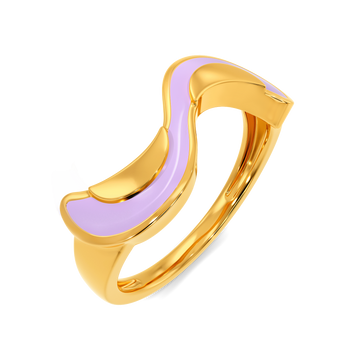 Cream of Colour Gold Rings
