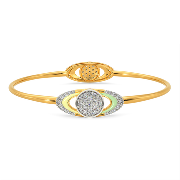 In a Scoop Mood  Diamond Bangles