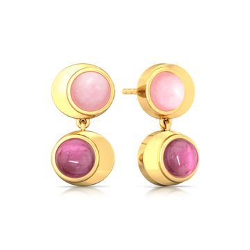 Pink Panther Gemstone Earrings