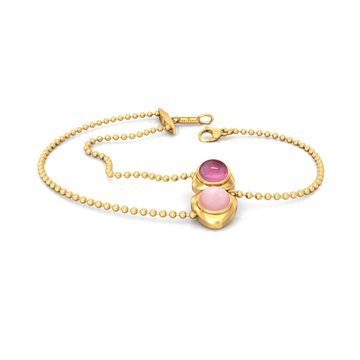 Bold Blush Gemstone Bracelets