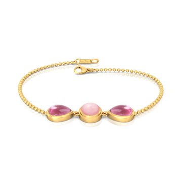Tickle Me Pink Gemstone Bracelets