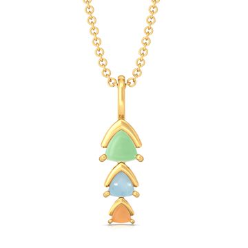 Confetti Cones Gemstone Pendants