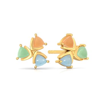 Confetti Cones Gemstone Earrings
