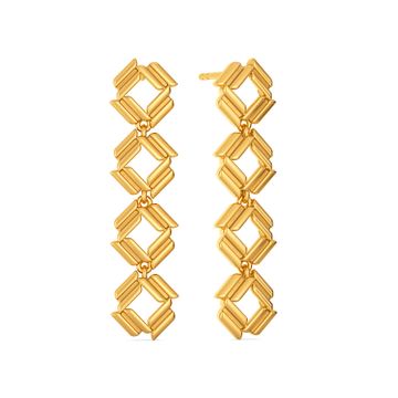 Volume Up Gold Earrings