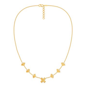 Power Puff Gold Necklaces