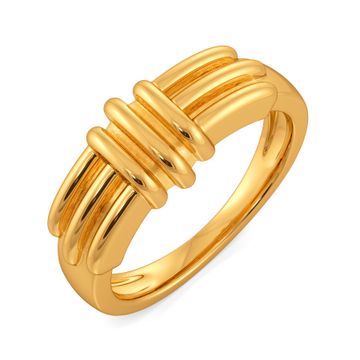 Warm Volumes Gold Rings