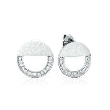 Lunar Moon Diamond Earrings