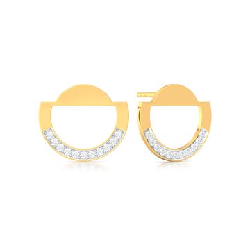 Tubular Slice Diamond Earrings