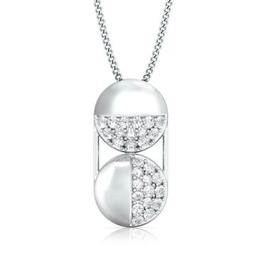 Buttoned Up Diamond Pendants