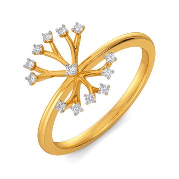 Dandelion Dates Diamond Rings