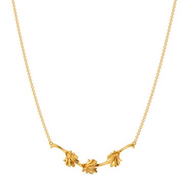 Prairie Coneflower Gold Necklaces