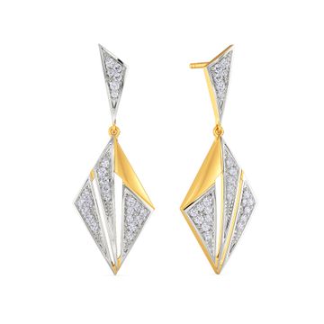 Sculpted for You Diamond Drop Earring
