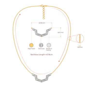 Chic Co-ords Diamond Necklaces