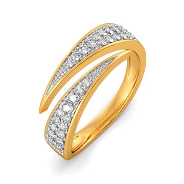Ladies 14K Gold Celtic Knot Diamond Ring