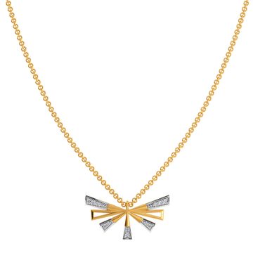 Strong Winged Diamond Necklaces