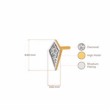 Bold Boardroom Diamond Earrings
