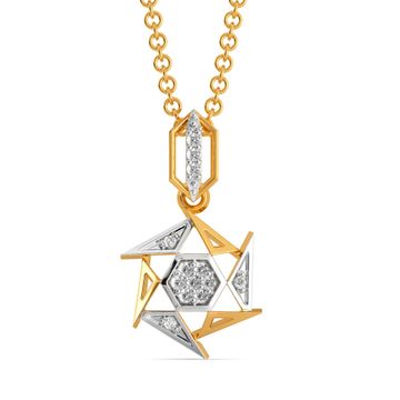 Prism Play Diamond Pendants