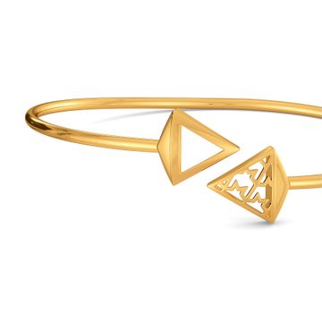Tweed Twills Gold Bangles