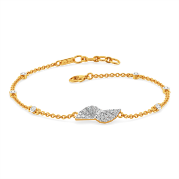 Dramatic Pleats Diamond Bracelets