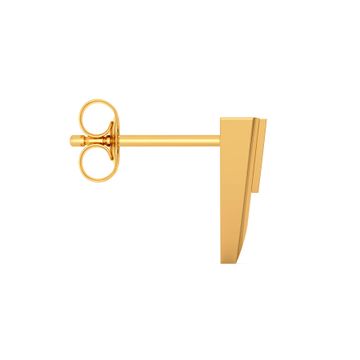 Varsity Greens Gold Earrings