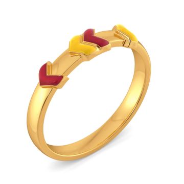 League Intrigue Gold Rings