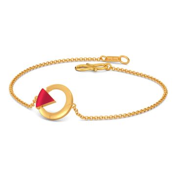 Preppy Patterns Gold Bracelets
