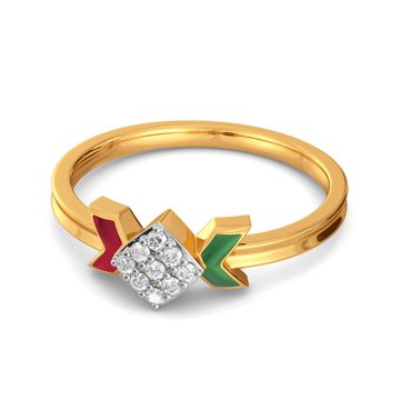 Happy Go Preppy Diamond Rings