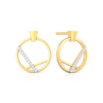 Cross My Heart Diamond Earrings