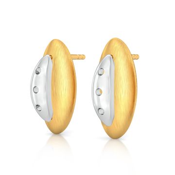Yellow husk Gold Earrings