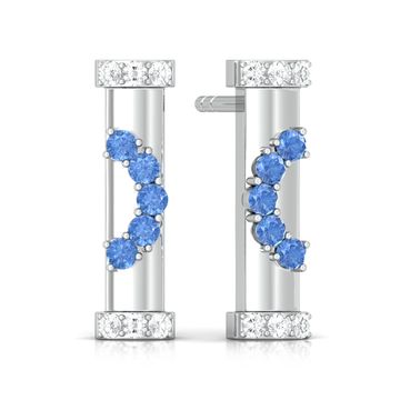 Blue lagoon Diamond Earrings