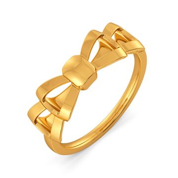 Bows Untangled Gold Rings