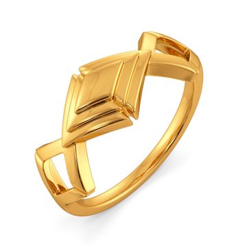 Bow Overlay Gold Rings