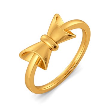 Wayward Bows Gold Rings