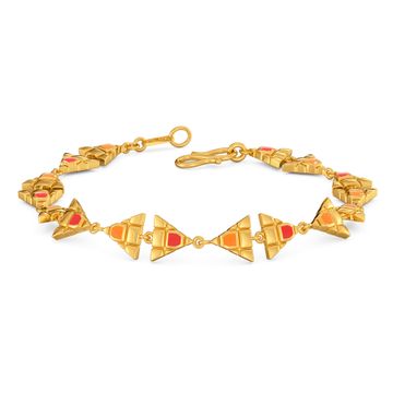 Thrill O Pixel Gold Bracelets