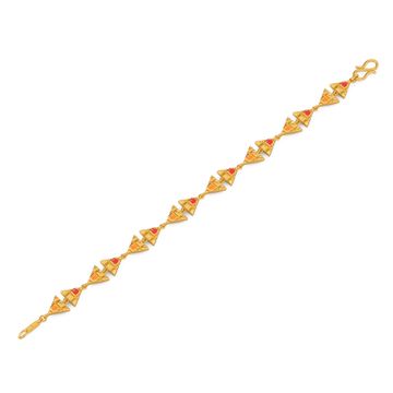 Thrill O Pixel Gold Bracelets