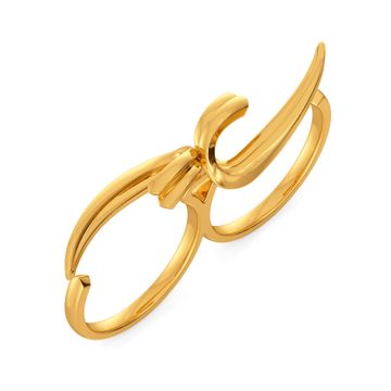 Twirl Tale Gold Rings