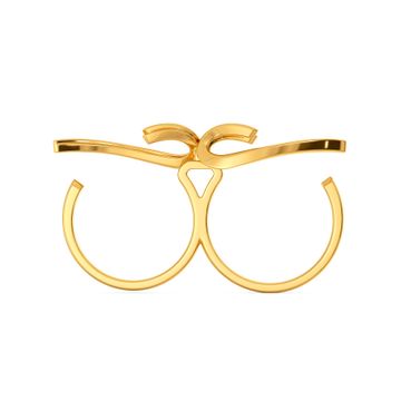 Twirl Tale Gold Rings