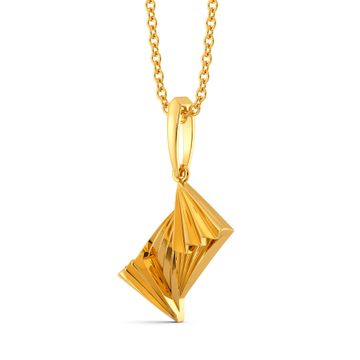 Regally Layered Gold Pendants