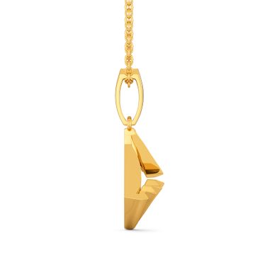 Regally Layered Gold Pendants
